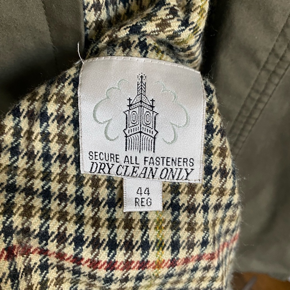 Vintage TOWNE from London Fog Long Trench Coat Size 44 Reg - Picture 7 of 15